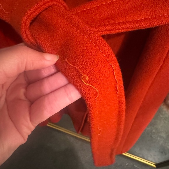 Vintage 60s Faux Fur Trim Coat - Picture 7 of 9